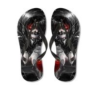 RYNDEX Tok-yo Gho-ul Sandali Infradito Anime, Antiscivolo Flip Flops Sandali, Ciabatte Da Sportive Beach Spiaggia Piscina Mare Unisex(Multicolor 16,43-44EU)