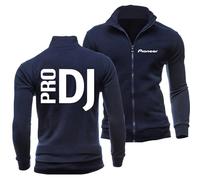 RYNDEX Uomo Leggero Estivo PRO DJ, Giubbino da Bici Bomber con Tasche e Zip, Giaccone Retro Mod Unisex - Adulto, per Autunnale, Retro(Blue,M)