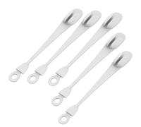 RynoPulse 5 ganci per ghirlande per mantello, in silicone, adesivi, per ghirlande, cravatte per ringhiere natalizie, chiusure riutilizzabili a prova di graffio, per camini, scale, pareti e porte