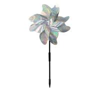 RynoPulse Girandole riflettenti deterrente per uccelli, mulini a vento per il giardino per spaventare gli uccelli, deterrente per piccioni, mulino a vento da giardino per tenere gli uccelli lontano