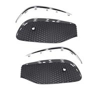Rynplex 1 paio di fendinebbia for paraurti anteriore auto, griglia di copertura della lampada fendinebbia con striscia cromata, for Classe E W213 2016-2020 Copertura fendinebbia