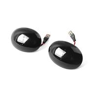 Rynplex 1 paio di indicatori direzione a LED dinamici for auto, for, Cooper R55 R56 R57 R58 R59 Indicatore flusso ripetitore Spia luminosa per auto