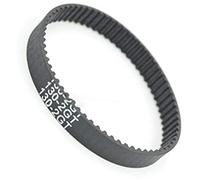 Rynplex 10 pezzi Cinghia di distribuzione 2GT, L=6/9mm, denti 65/66/67/68, cinghia sincrona a circuito chiuso GT2, 130-2GT 132-GT2 Unità cintura(BLACK Length 132 GT2)