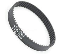 Rynplex 10 pezzi Cinghia di distribuzione 2GT, L=6/9mm, denti 65/66/67/68, cinghia sincrona a circuito chiuso GT2, 130-2GT 132-GT2 Unità cintura(BLACK Length 130 GT2)