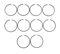 Rynplex 10 Pezzi/Lotto Fasce Elastiche, for FS106 FS108, for Solo 132 134, for Parte Motore Tosaerba Echo 302 37mm x 1,5mm Anello del pistone della Motosega