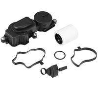 Rynplex 11127781465 Kit valvola di sfiato dell'olio del basamento, for sfiato del blocco motore E46 E39 E38 E53 1 set Kit valvola di sfiato del basamento