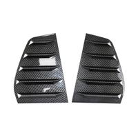 Rynplex 2 pezzi di copertura for otturatore del lunotto posteriore dell'auto, for VW, for Golf 6, for Golf 7, for Golf 7.5, for Golf 8 MK7 7.5 8 GTI GTD R Finestra feritoia Side Vent Trim Copertura pe