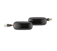 Rynplex 2 pezzi Dinamica Indicatore Laterale di Direzione Luminoso, for, A3 S3 8L 2000-2003 A8 D2 TT 8N 2000-2006 8N0 949 127A Spia luminosa per auto(Schwarz)