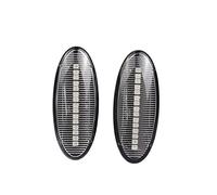 Rynplex 2 pezzi Dynamic Light Indicatori di direzione laterali Ambra, for NISSAN, for Qashqai, Dualis Juke, for Micra, March, for, Note, for X-TRAIL Spia luminosa per auto(Dynamic Crystal Type)