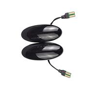 Rynplex 2 pezzi Dynamic Light Indicatori di direzione laterali Ambra, for NISSAN, for Qashqai, Dualis Juke, for Micra, March, for, Note, for X-TRAIL Spia luminosa per auto(Dynamic Smoked Type)