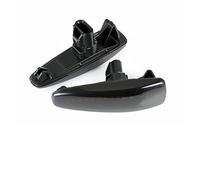 Rynplex 2 pezzi Fumo LED Indicatore laterale dinamico di direzione Luce lampeggiante sequenziale Lampada Mistubishi Lancer EVO X Outlander Sport Spia luminosa per auto(Smoked shell)