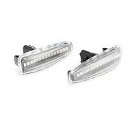 Rynplex 2 pezzi Fumo LED Indicatore laterale dinamico di direzione Luce lampeggiante sequenziale Lampada Mistubishi Lancer EVO X Outlander Sport Spia luminosa per auto(Transparent shell)