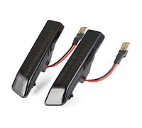 Rynplex 2 pezzi LED indicatori di direzione dinamici laterali parafango che scorre lampade lampeggianti, for, E36 1996-1998 X5 E53 1999-2006 Spia luminosa per auto