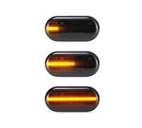 Rynplex 2 pezzi LUCE Indicatore di direzione dinamico laterale Luce lampeggiante sequenziale, for NISSAN, for Qashqai, Navara, for Micra, Pathfinder Note 350Z Spia luminosa per auto(Flowing water)
