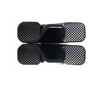 Rynplex 2 pezzi set sotto, for sedile, riscaldatore CA aria condizionata condotto di uscita sfiato griglia protettiva copertura nera, for Renault, Koleos 2016 2017 2018 Copertura per bocchette di vent