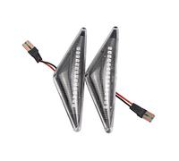 Rynplex 2 pz/lotto Indicatore Laterale Sequenziale Lampeggiante di Direzione, for Ford, for Focus, MK1 1998-2004, for Mondeo, MK3 2000-2007 Spia luminosa per auto(Dynamic Crystal)
