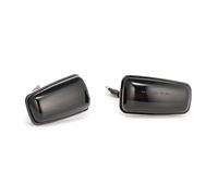 Rynplex 2x Indicatori di direzione scorrevoli LED Dynamic Side Marker Light Ripetitore Lampada, for 106 306 406 806 Expert, for Partner, for Citroen, for Fiat Spia luminosa per auto(Smoked shell)
