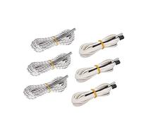Rynplex 3 pezzi 2m 24V 50W Termistore Cartuccia Ceramica Tubo Riscaldatore e HT-NTC100K Sensore di Temperatura Parti Stampante 3D Sensore di temperatura per stampante 3D