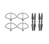 Rynplex 4 pezzi Eliche pieghevoli Elica Protettore Guardia Anello di protezione Lame Quadcopter RC Accessori, for FIMI, X8 SE 2020 Eliche per droni(Ring and propellers)