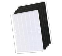 Rynplex 4 pezzi parti purificatore d'aria prefiltri al carbonio e | 1 pezzo compatibile principale, per Winix 115115 5300 5500 6300