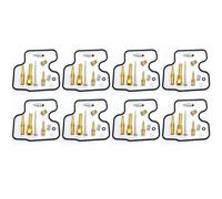 Rynplex 4 set di manutenzione del carburatore cilindro motore, for jet, kit riparazione parti motociclo CBR400 Kit carburatore per motori piccoli per bici(8 sets)