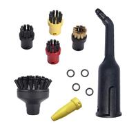 Rynplex Accessori Set di spazzole rotonde Ugello Spazzole Spazzola Ugelli elettrici for SC1 SC2 SC3 SC4 SC5 Pulitore a vapore Parte del pulitore a vapore