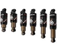 Rynplex Ammortizzatore posteriore per bicicletta Sospensione bici Aria 125-190Mm 1000Lbs Ebike Scooter elettrico molla sospensione anteriore(BLACK 165MM 1000LBs)