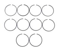 Rynplex Anelli pistone Motosega 10 Pezzi 48mm x 1,5mm, for Husqvarna 61 365 261 262 162 165 265 503289015 Pezzo di Ricambio Anello del pistone della Motosega