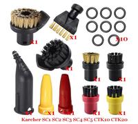 Rynplex Aspirapolvere a vapore Macchina SC1 SC2 SC3 SC4 SC5 SC7 CTK10 CTK20 Parti Spazzola Testa Ugello potente Accessori Ricambi per pulitori a vapore(Set-15)