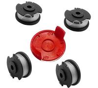 Rynplex Bobina di Filo di Ricambio for decespugliatore, per Einhell | GE-CT 18/28 Li e GE-CT 18/28 Li TC, filo di ricambio in nylon for decespugliatore 1,6 mm 4,9 m (4 bobine + 1 copertura)