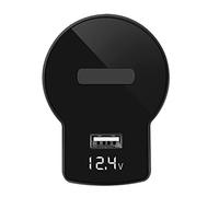 Rynplex Caricabatterie for telefono, for BMW, Serie 5 F10 F18 520i 523i 535i Adattatore di alimentazione for scheda ricarica wireless for auto Pad rapida Caricabatteria per auto(For 535i 530i)