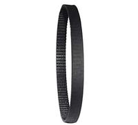 Rynplex Cinghia di distribuzione in gomma GT2 a circuito chiuso for stampante 3D, 200/202/204/206/208/210/216/220/228/232 mm lunghezza, larghezza 6 Unità cintura(BLACK 200MM)