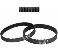 Rynplex Cinghie for aspirapolvere, cinghia dentata da 1 pezzo, for Dyson, DC17, aspirapolvere verticale, trasportatore sincrono, pezzi di ricambio for elettrodomestici (dimensioni: larghezza 10 mm x 1