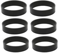 Rynplex Cinghie for aspirapolvere, cinghia zigrinata for aspirapolvere, for Kirby, tutte le generazioni G3 G4 G5 G6 Cinghia di ricambio nera for aspirapolvere Cinghia per aspirapolvere