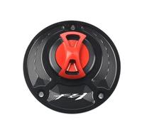 Rynplex Copertura del tappo del serbatoio del carburante for moto senza chiave, for, FZ 1 FZ1 (tutti gli anni) Lucchetto per tappo serbatoio carburante moto(Rot)