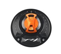 Rynplex Copertura del tappo del serbatoio del carburante for moto senza chiave, for, FZ 1 FZ1 (tutti gli anni) Lucchetto per tappo serbatoio carburante moto(Orange)