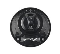 Rynplex Copertura del tappo del serbatoio del carburante for moto senza chiave, for, FZ 1 FZ1 (tutti gli anni) Lucchetto per tappo serbatoio carburante moto(Schwarz)