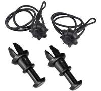 Rynplex Cordino for ripiano portapacchi, for Seat, for Altea 2004-2009, clip di fissaggio for cordino for bagagliaio, for, supporto for perno, gancio 1M6867574A Cinghia per portapacchi per auto