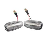Rynplex Dynamic Light Indicatori di direzione Luci posizione laterali, for Opel, Astra G 1998-2009 Zafira A 1999-2005 Spia luminosa per auto(Dynamic Crystal Type)
