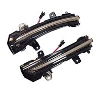 Rynplex E-power Specchio scorrevole Indicatore lampeggiante di direzione dinamico, for NISSAN, Note E12 2017-2019 Spia luminosa per auto(Smoked black)