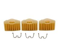 Rynplex Filtro aria 3 pezzi con kit molla, for Husqvarna, 362 365 371 372 parte di ricambio for motosega da giardino 503 81 45 02, 73 54 01 Filtro dell'aria