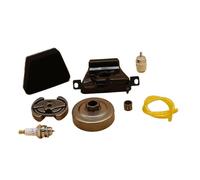 Rynplex Filtro aria, tamburo frizione, filtro carburante, tubo flessibile, candela, for Partner, 350, 351, 370, 371, 382, 390, pezzi di ricambio for motosega a benzina Filtro dell'aria