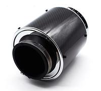 Rynplex Filtro aria universale da 3 pollici in carbonio Kit di aspirazione dell'aria del cofano del compressore Filtro sportivo in fibra di carbonio ad alta potenza Testa a fungo Filtro aria abitacolo