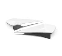 Rynplex Finitura della copertura dell'ala dello spoiler del finestrino laterale della coda dell'auto for auto, for C-HR 2016 2017 2018 ABS cromato Spoiler per lunotto posteriore