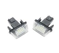 Rynplex for Citroen, for C3 C4 C5, for Picasso Saxo Berlingo Rear Number Light Plate Light, for Peugeot, for 207 307 407 Pair 6340A3 Luce Targa Auto