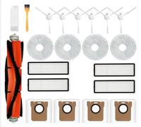 Rynplex for Dreame, L10s Ultra S10 S10 PRO Mijia Omni 1S B101CN B116 Robot aspirapolvere Pezzi di Ricambio Spazzola Laterale Principale Filtro Hepa Kit di Accessori per aspirapolvere Robot(21pcs)