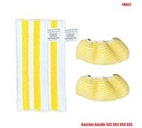 Rynplex For Easyfix SC2 SC3 SC4 SC5 Aspirapolvere portatile Panno di pulizia in microfibra ricambio for mocio Copri panno for a vapore Parti for a Ricambi per pulitori a vapore(Set9)