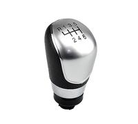 Rynplex for Ford, for Focus, 2, for Mondeo, MK2 2004 2005 2007 2008 2009 2010 2011 Car Styling Pomello del cambio Cuffia leva Copertura custodia Pomello del cambio per auto(6 Speed-Silvery-B)