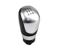 Rynplex for Ford, for Focus, 2, for Mondeo, MK2 2004 2005 2007 2008 2009 2010 2011 Car Styling Pomello del cambio Cuffia leva Copertura custodia Pomello del cambio per auto(Silver 5 Speed B)