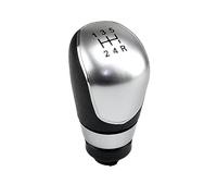 Rynplex for Ford, for Focus, 2, for Mondeo, MK2 2004 2005 2007 2008 2009 2010 2011 Car Styling Pomello del cambio Cuffia leva Copertura custodia Pomello del cambio per auto(5 Speed-Silvery-B)